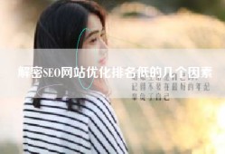 解密SEO网站优化排名低的几个因素